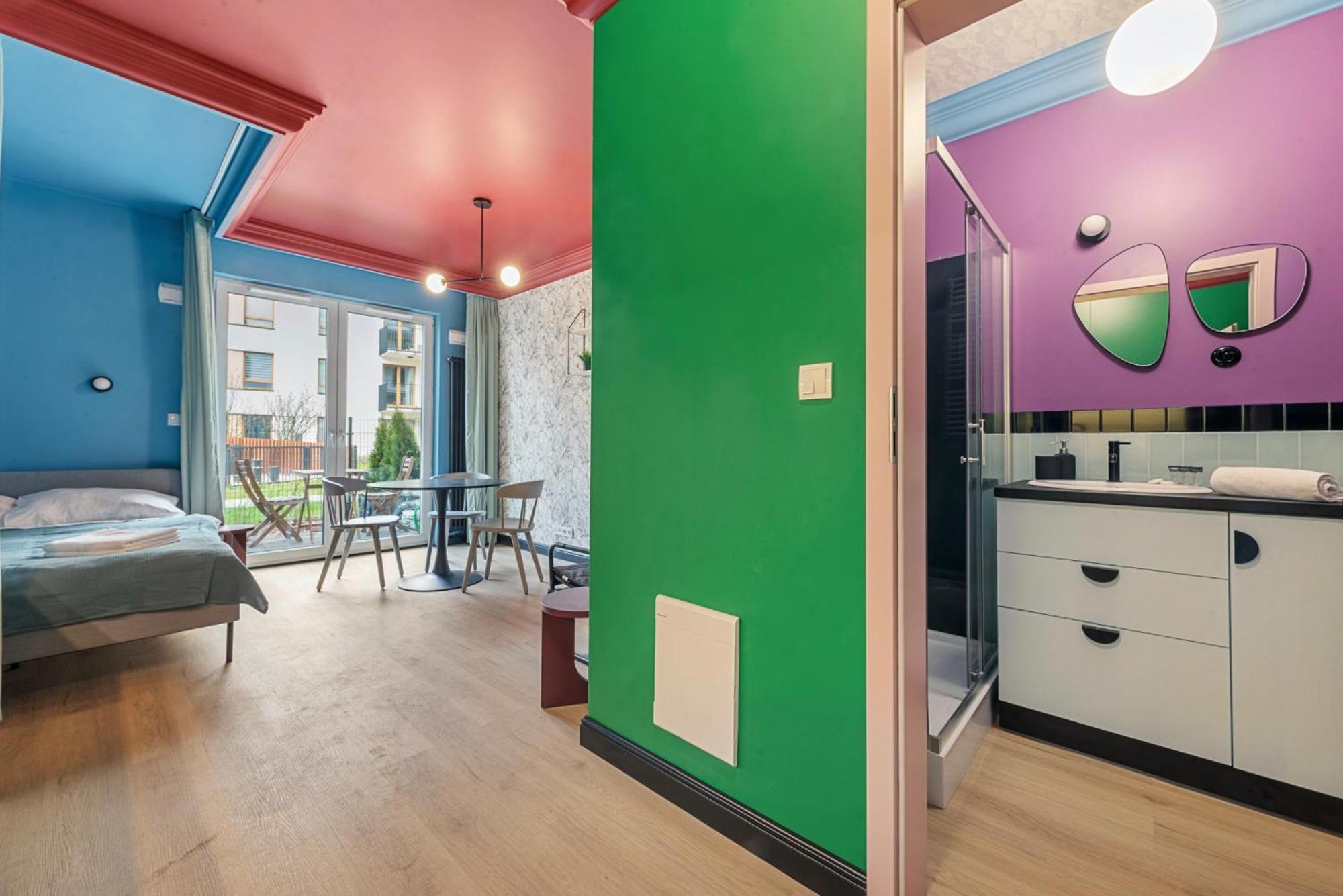 Апартаменты Colorful Apt Close To The Center Great Location Варшава Экстерьер фото