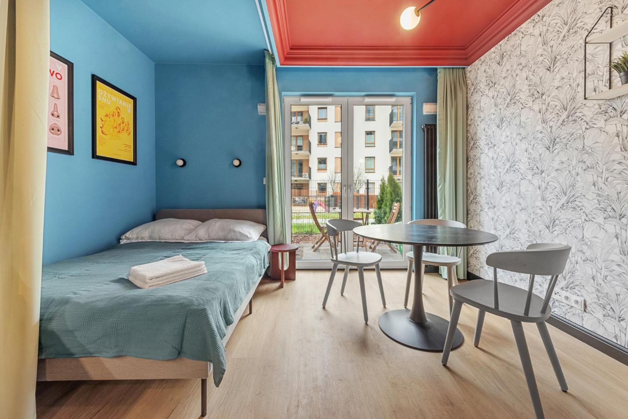 Апартаменты Colorful Apt Close To The Center Great Location Варшава Экстерьер фото